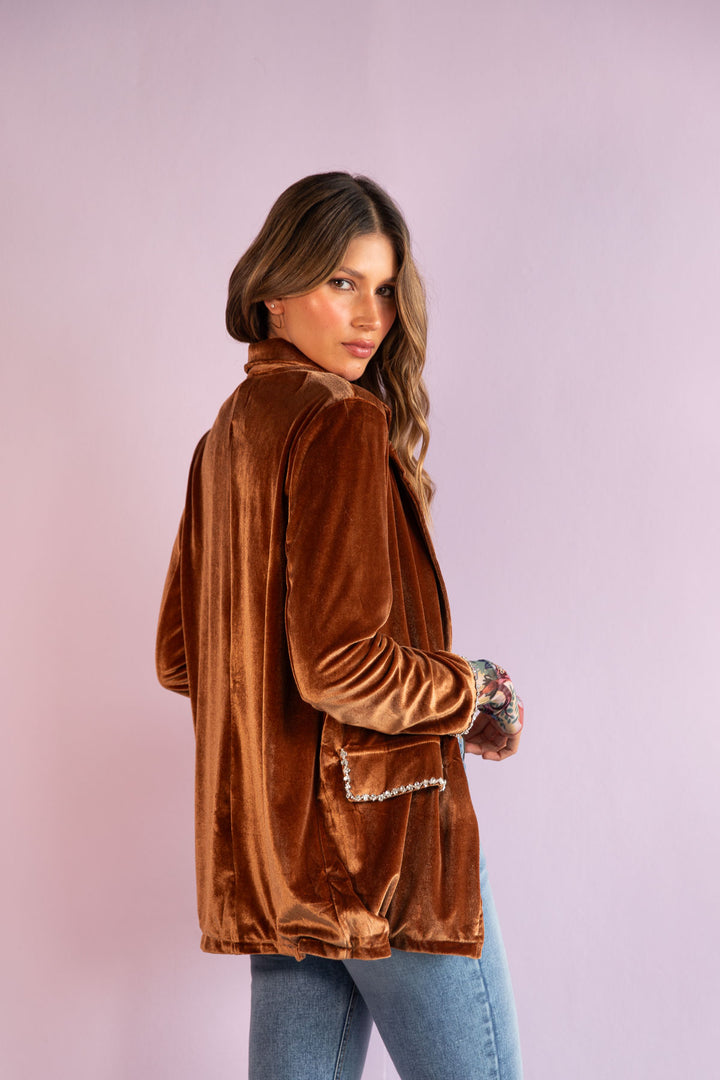 Blazer Velvet Dream Ginger