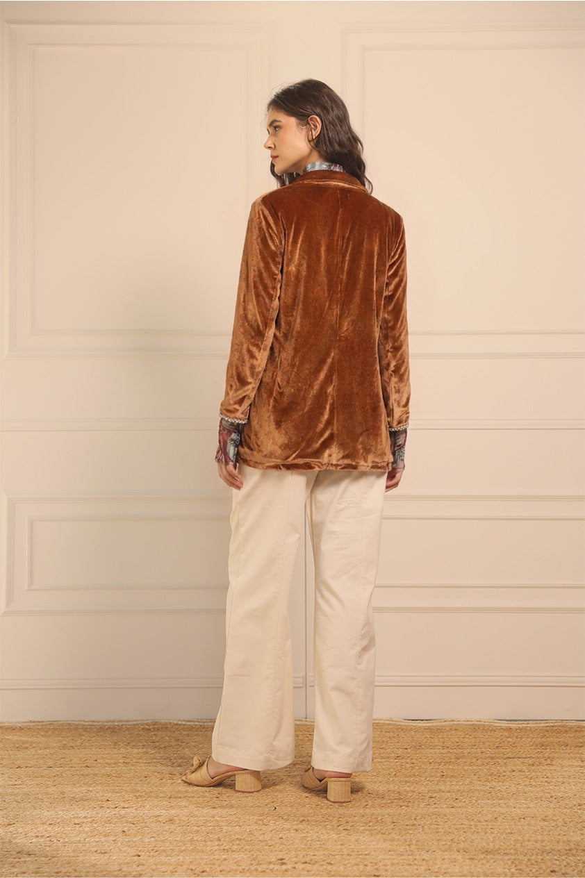Blazer Velvet Dream Ginger