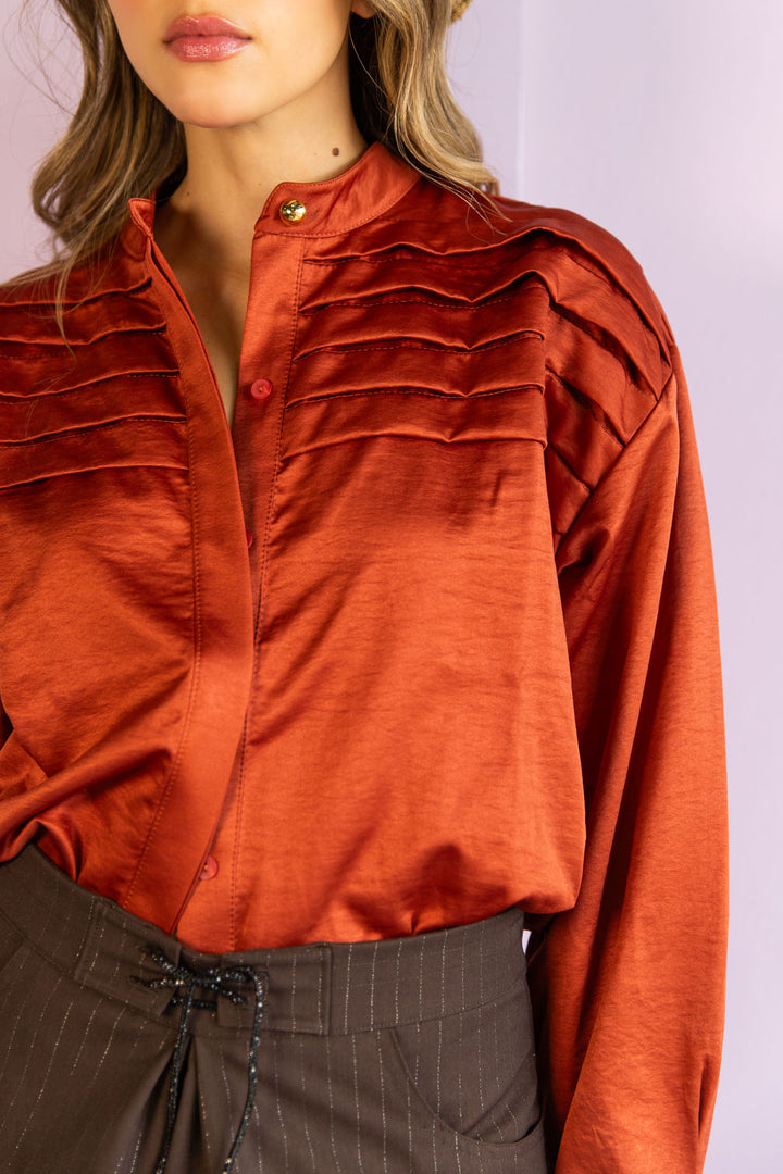 Camisa Eugenia Terracota