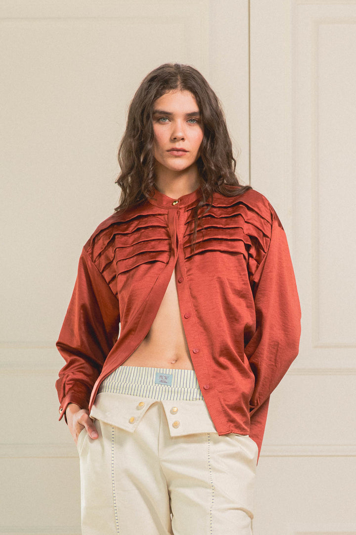 Camisa Eugenia Terracota