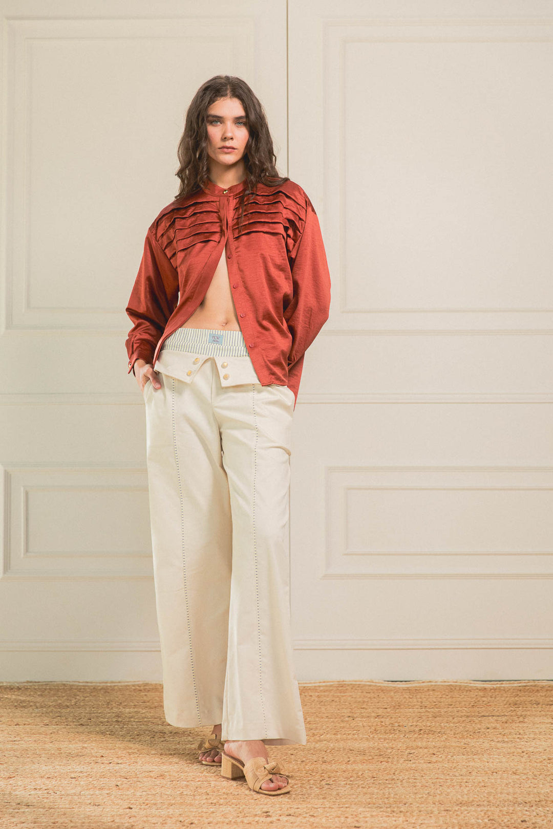 Camisa Eugenia Terracota