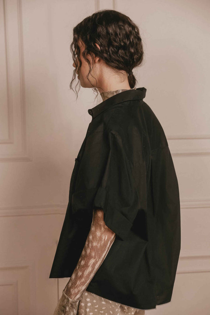 Camisa Petit Blossom Black