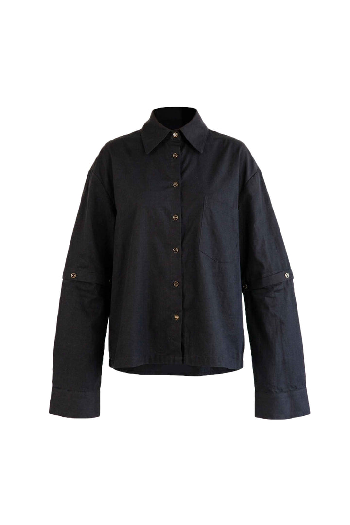 Camisa Petit Blossom Black