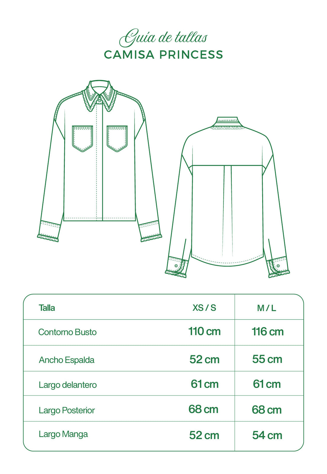 Camisa Princess Ivory