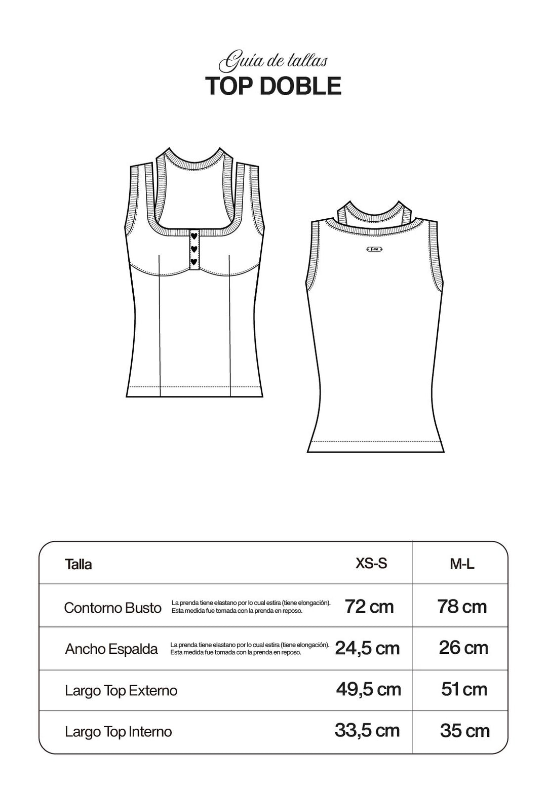 Top Doble Ivory