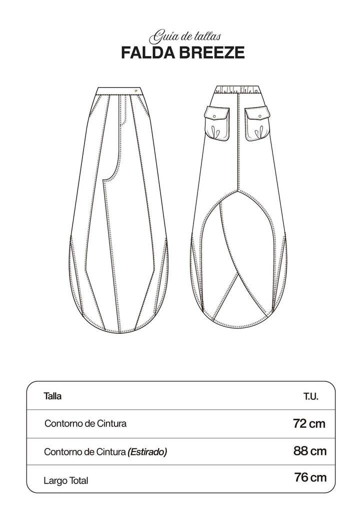 Falda Breeze Blue
