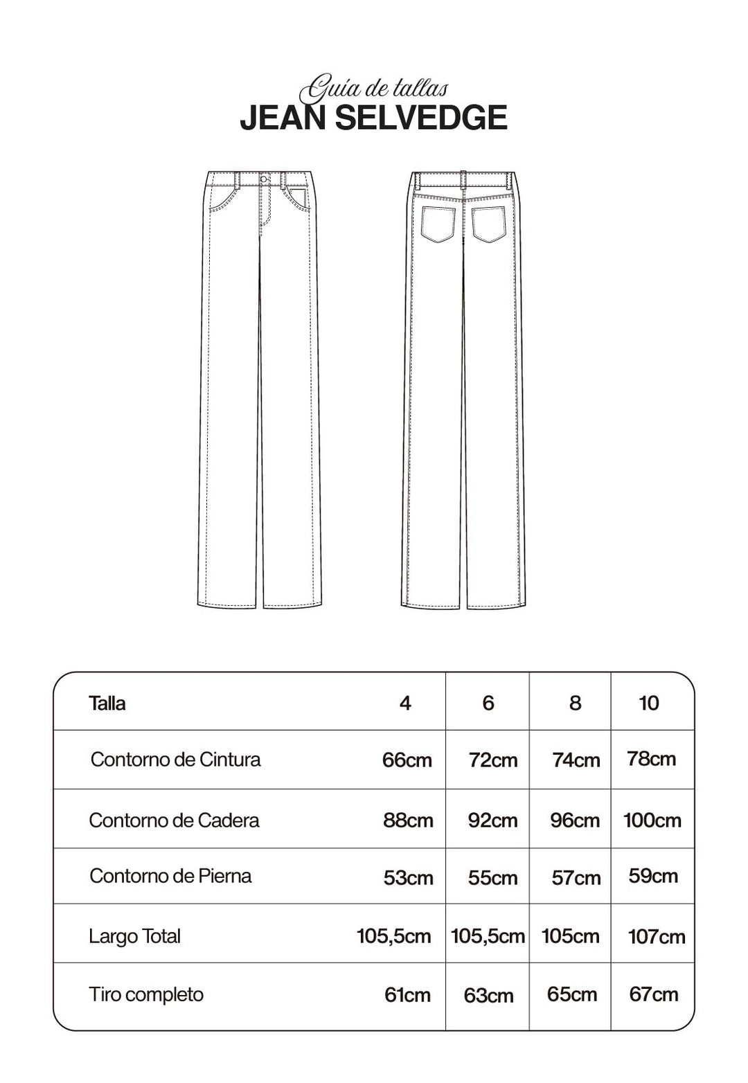 JEAN SELVEDGE