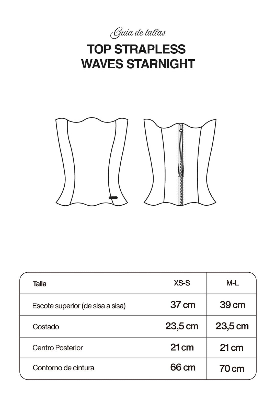 Top Strapless Starnight