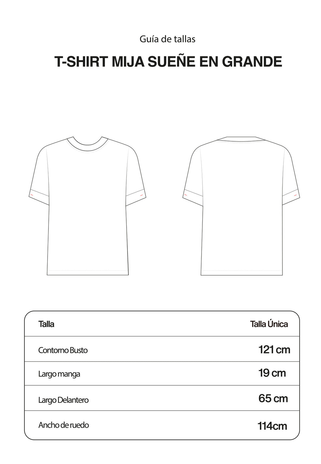 Camiseta Sueñe en Grande