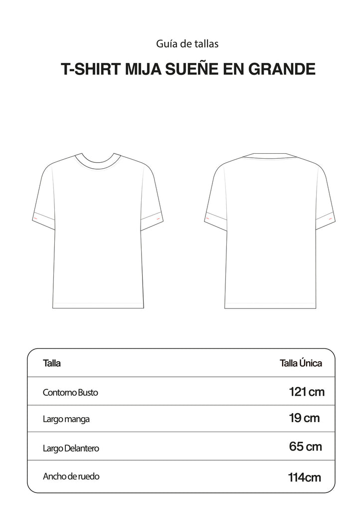 Camiseta Sueñe en Grande