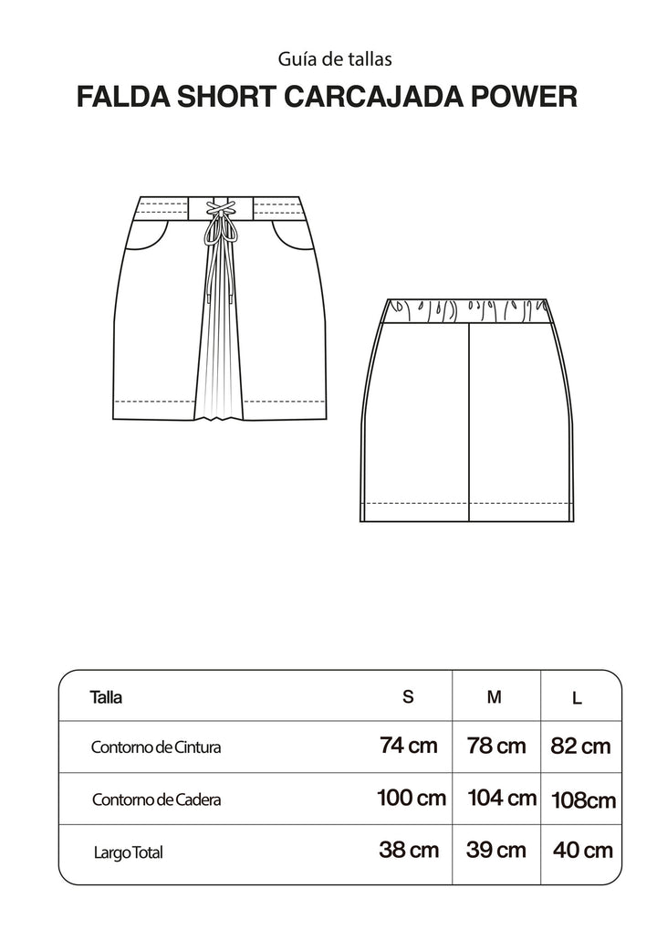 Falda Short Carcajada Power