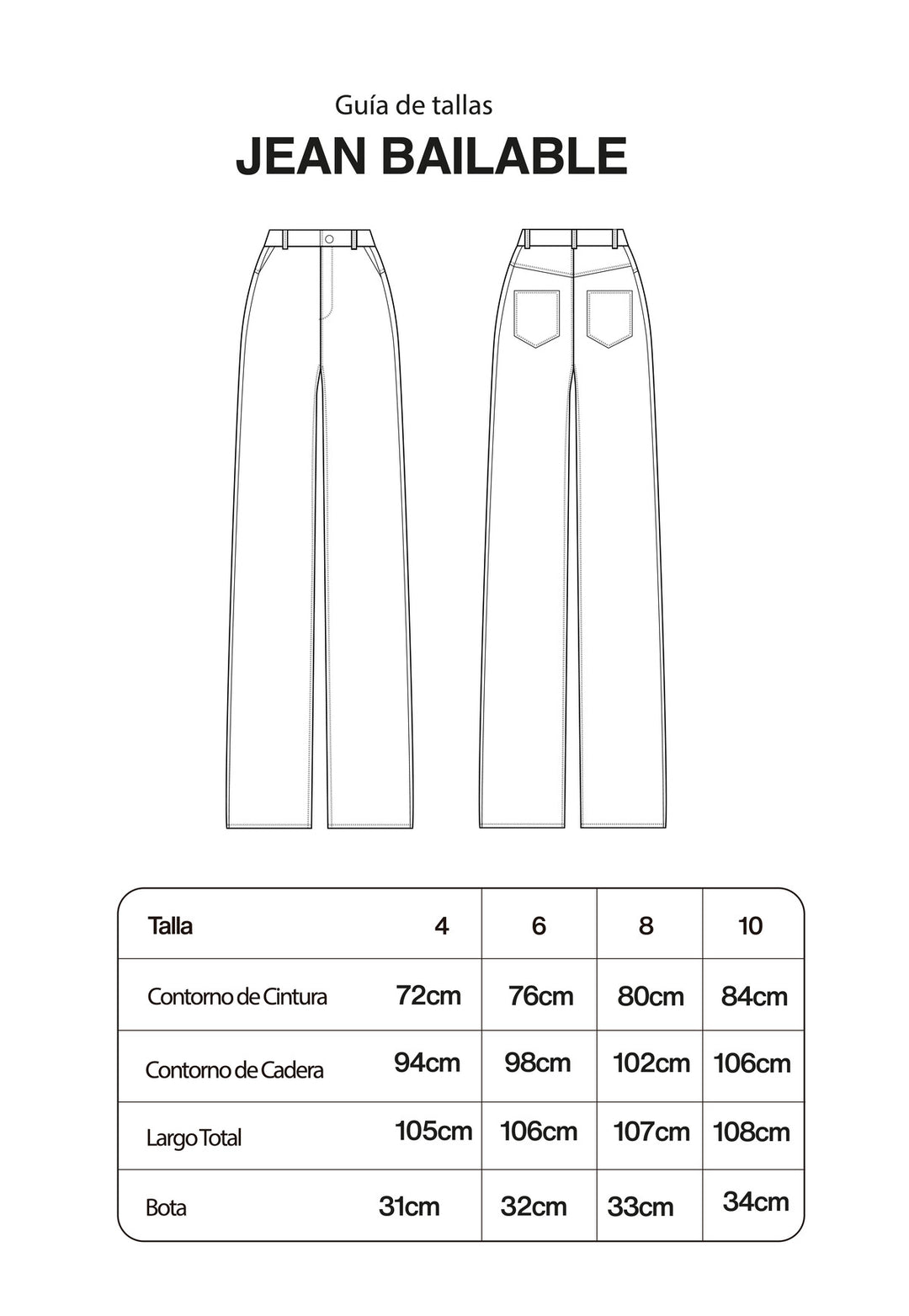 Jean Bailable Ivory