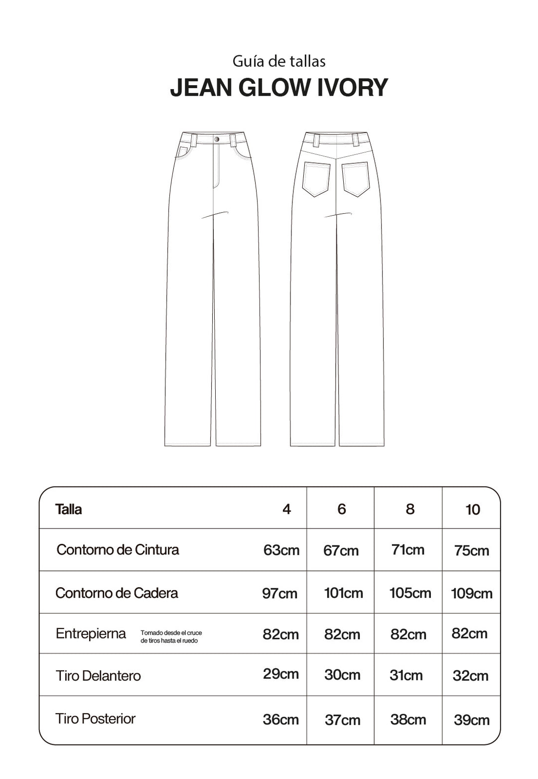 Jean Glow Ivory