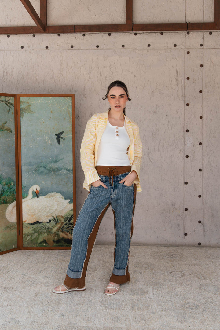 Bambi Camel Jogger, pantalón en algodón