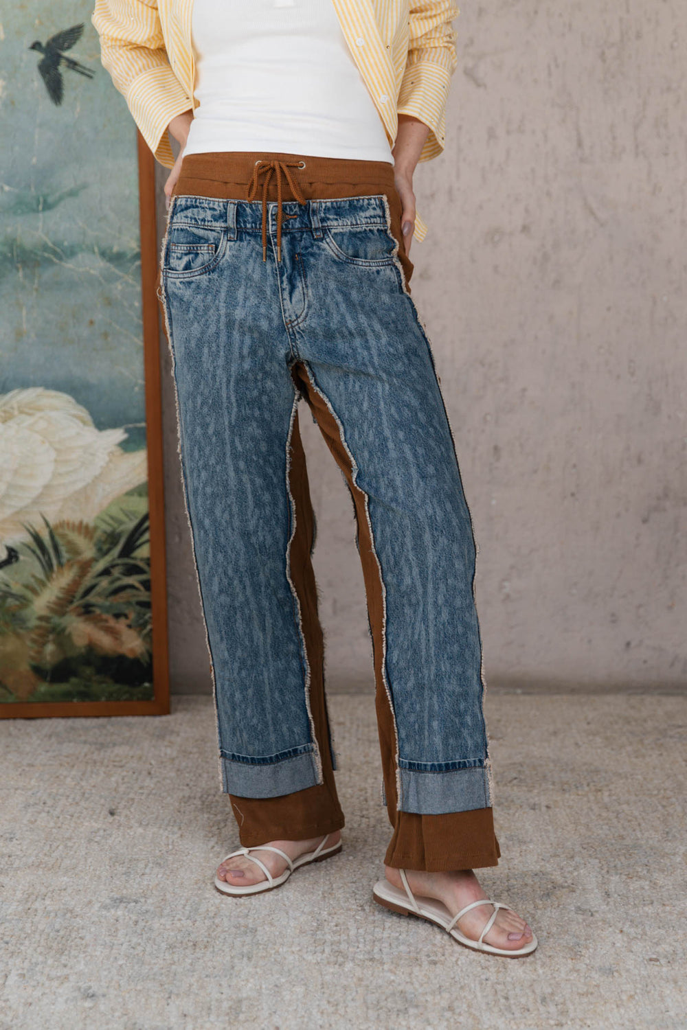 Bambi Camel Jogger, pantalón en algodón