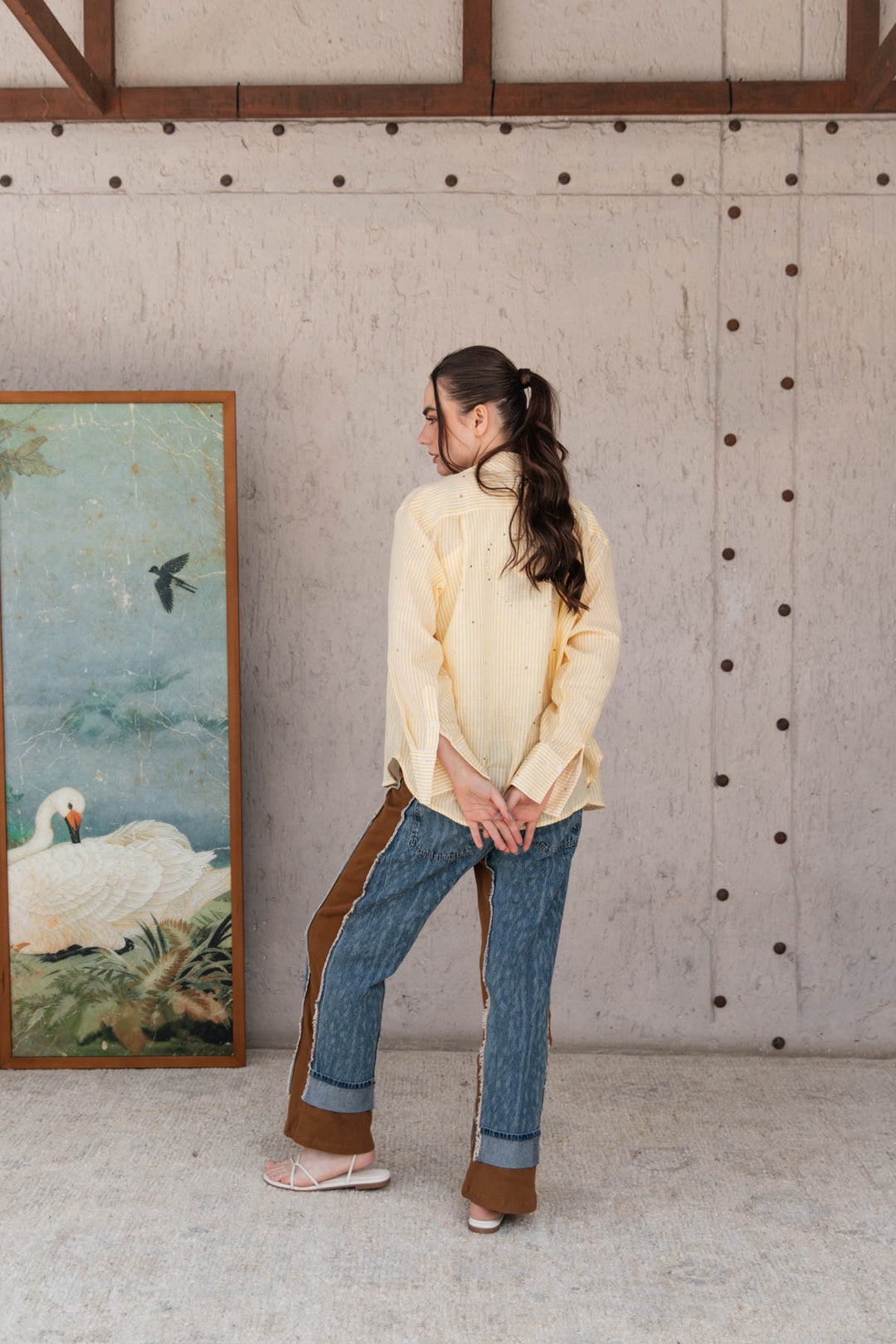 Bambi Camel Jogger, pantalón en algodón