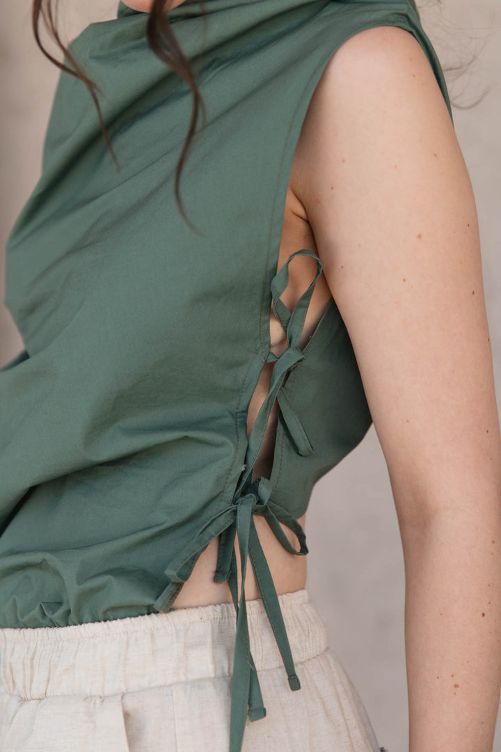 Top Blair Emerald, top en algodón