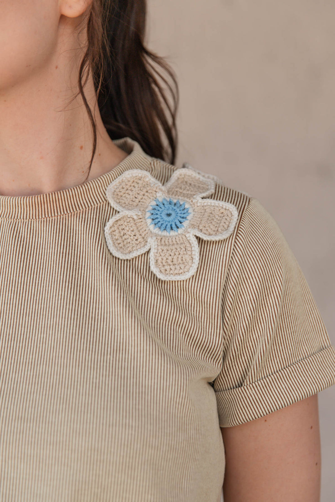 Top Daisy Sand, top en poliéster