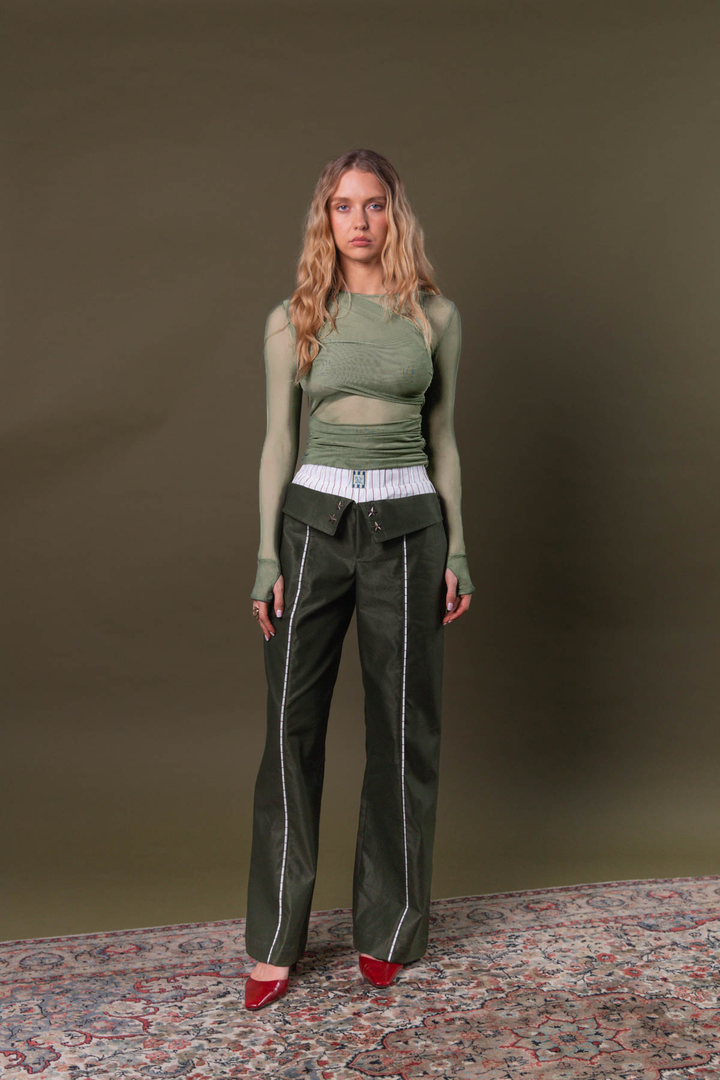 Camiseta Mesh Prana Verde
