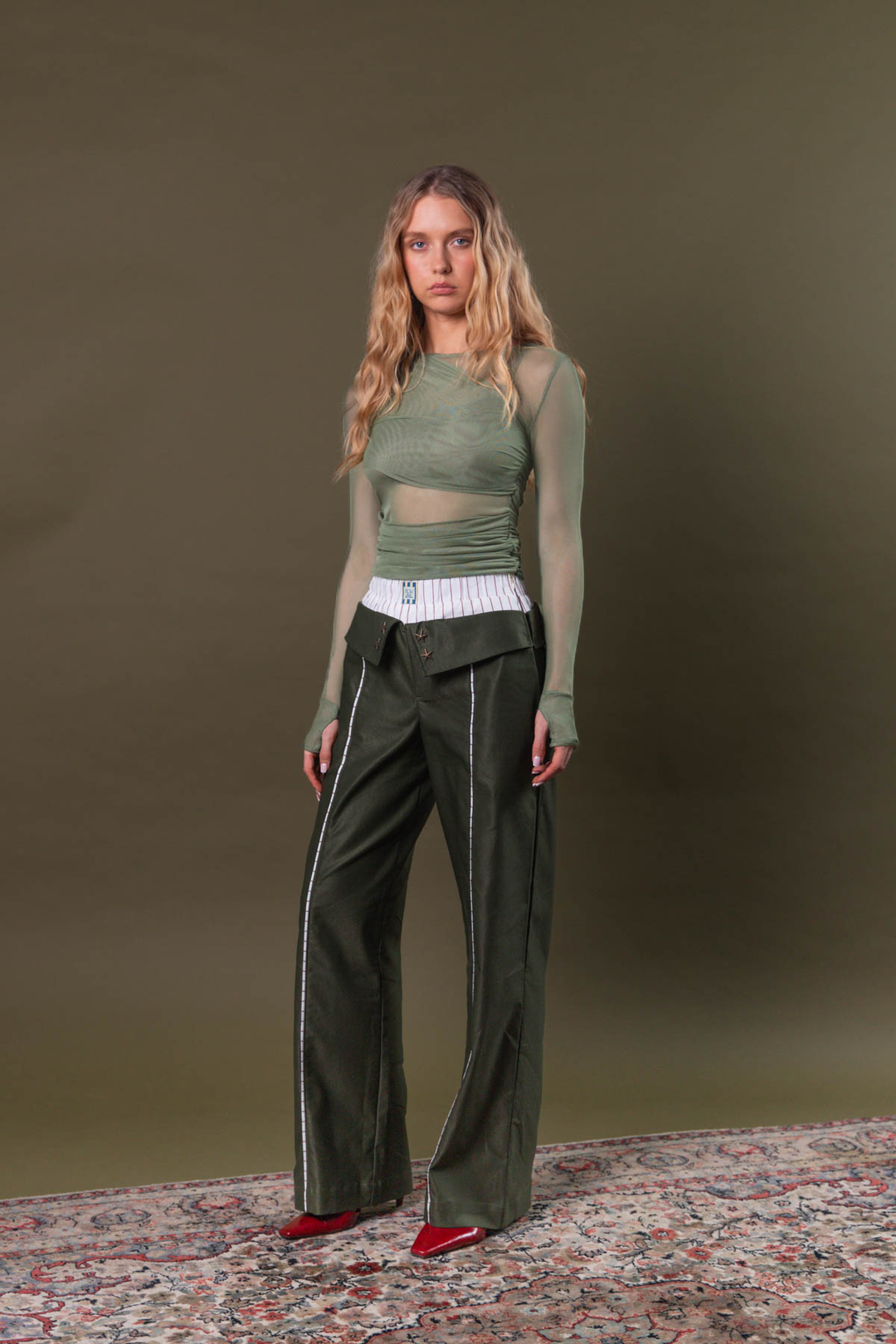 Pantalon Bahia Green Military