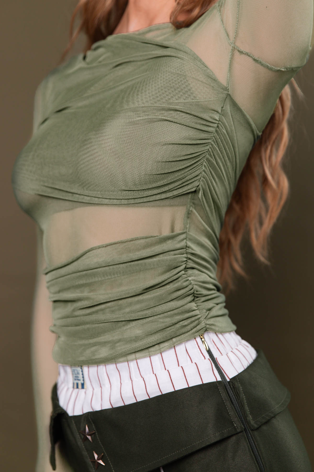 Camiseta Mesh Prana Verde