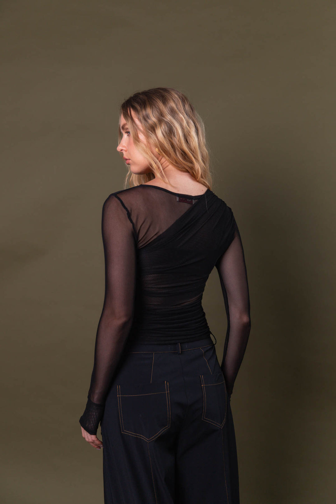 Camiseta Mesh Prana Negro