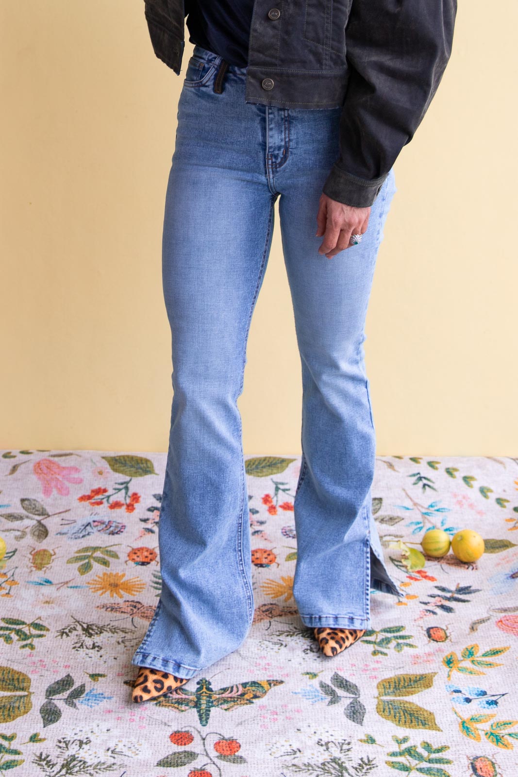 Jean Velvet Denim Leia Military