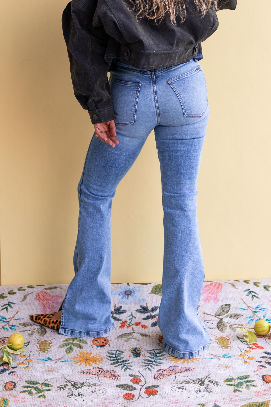 Jean Velvet Denim Leia Military