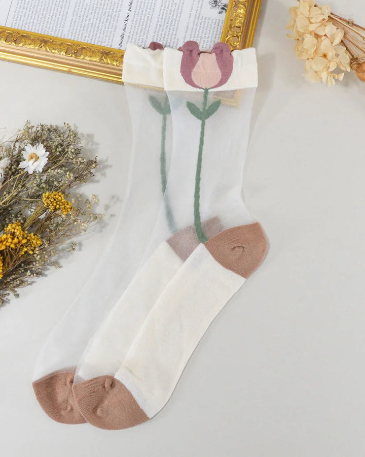 Medias Tulipan Mocca