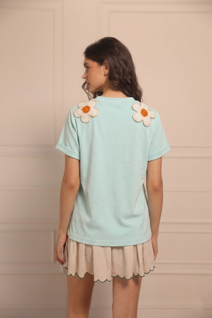 Top Daisy Aqua