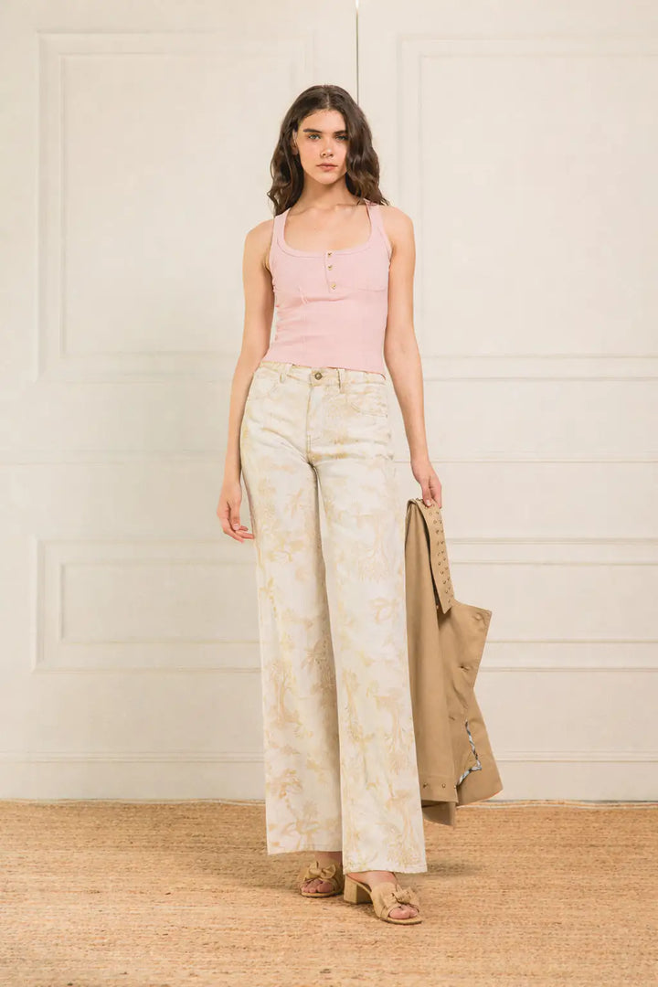 Top Doble Rose