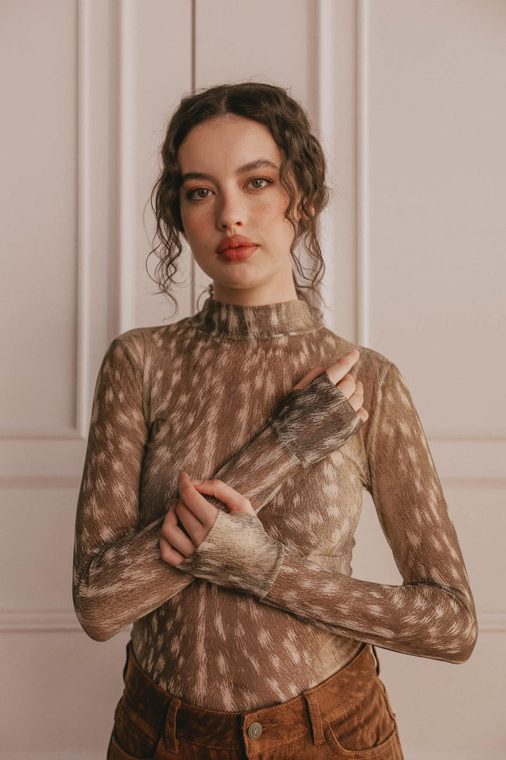 Top Mesh Bambi Matcha