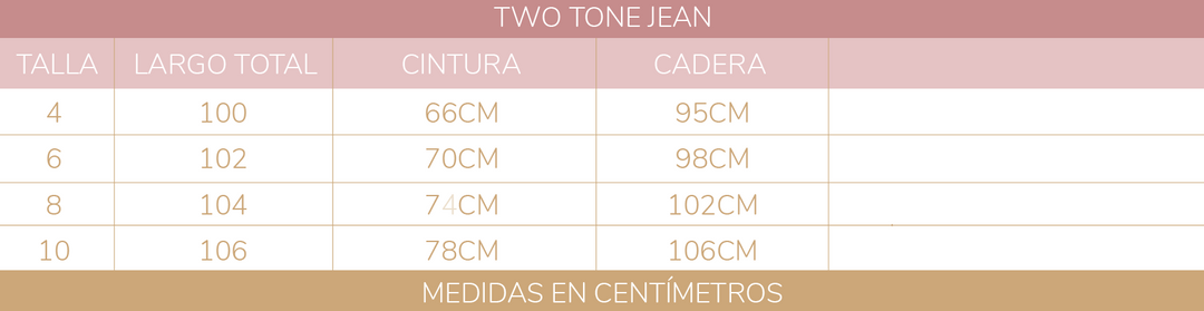 Jean Two Tone