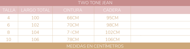 Jean Two Tone