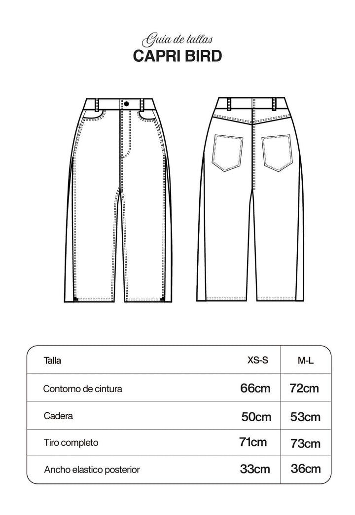 Bermuda Bird Denim - Flow