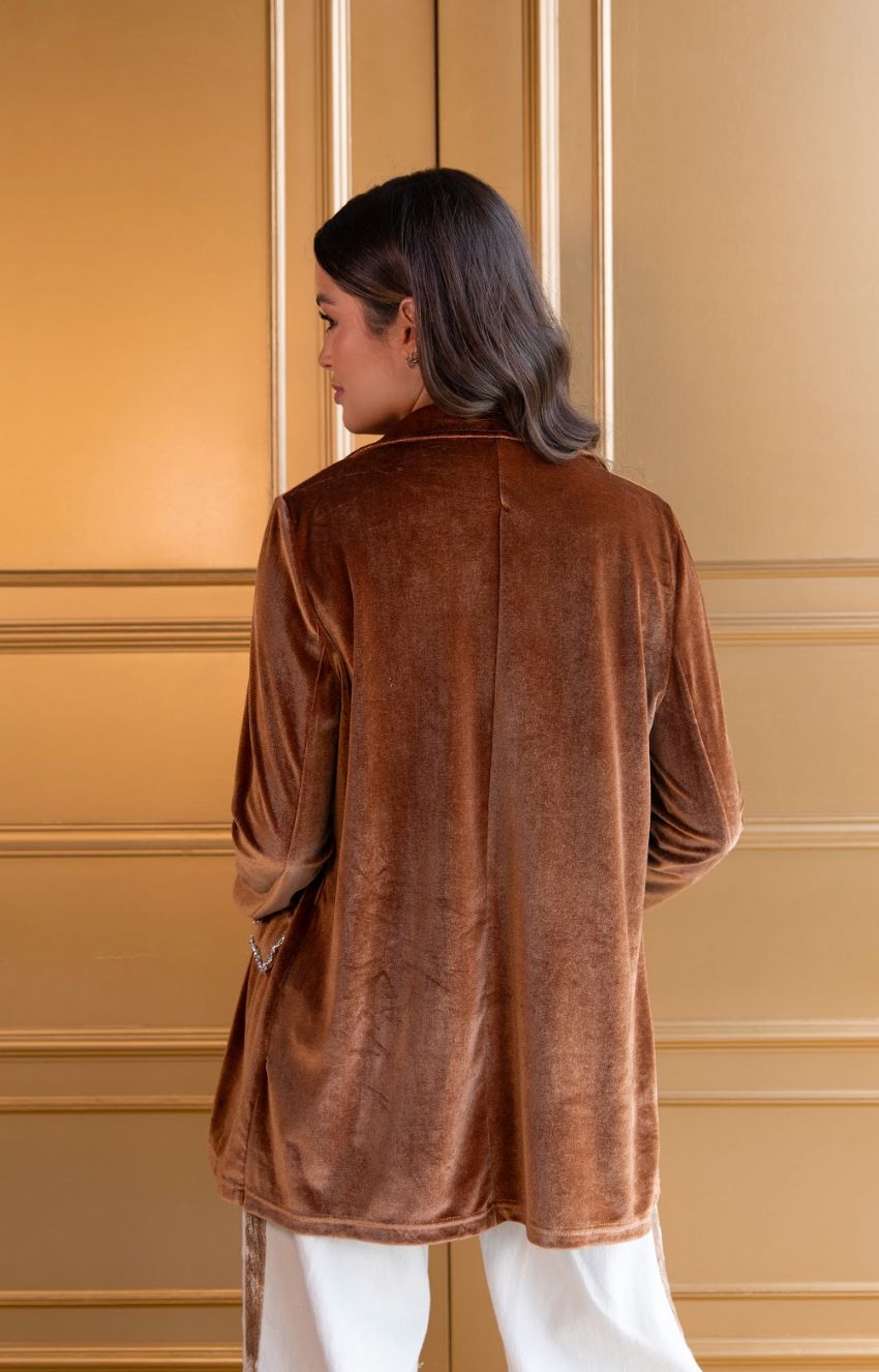 Blazer Velvet Dream Ginger