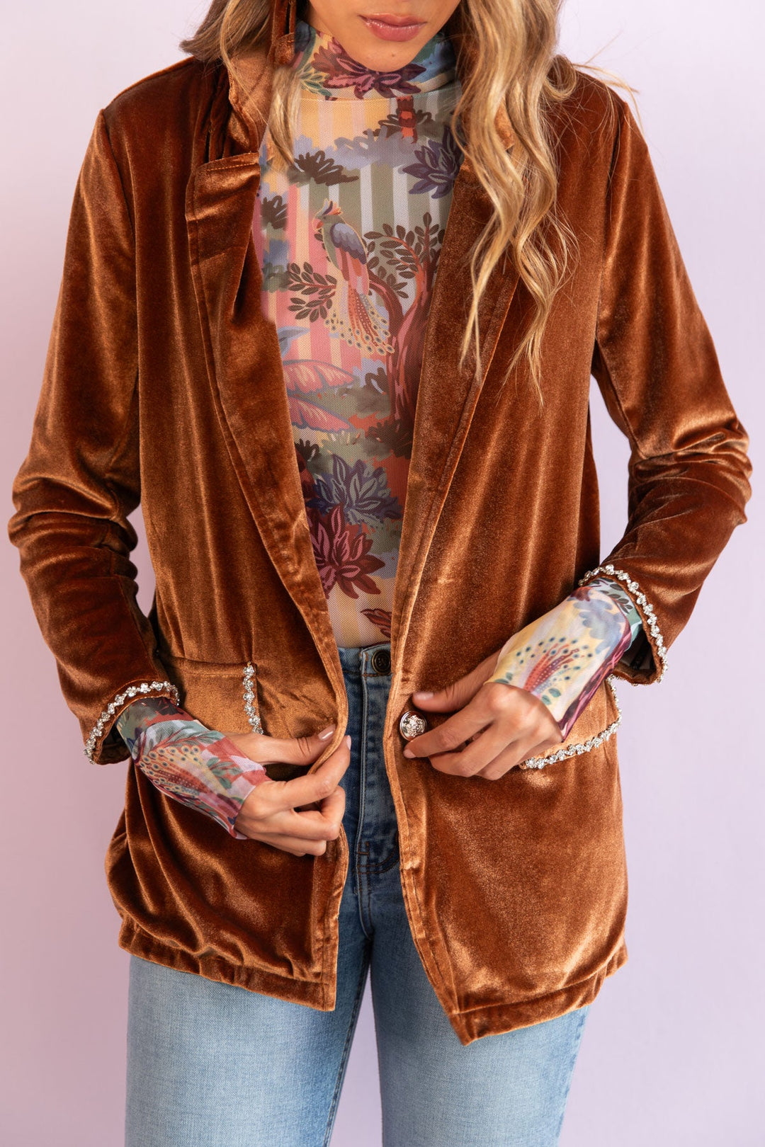 Blazer Velvet Dream Ginger - Flow