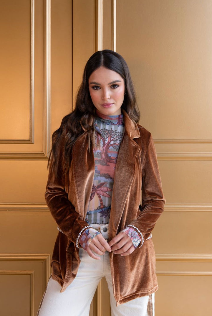 Blazer Velvet Dream Ginger