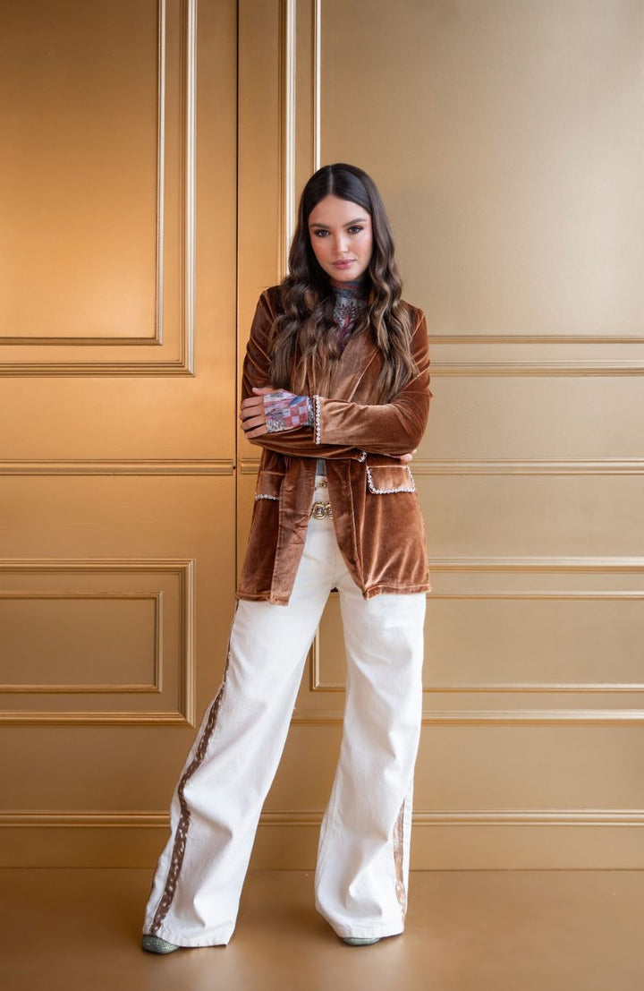 Blazer Velvet Dream Ginger