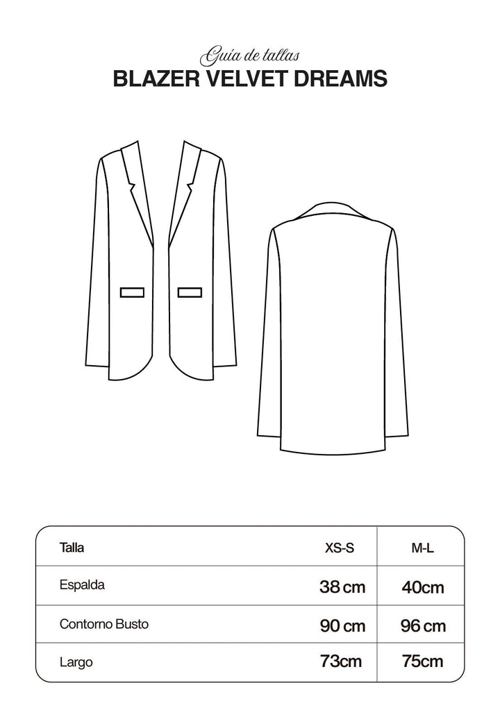 Blazer Velvet Dream Ginger - Flow
