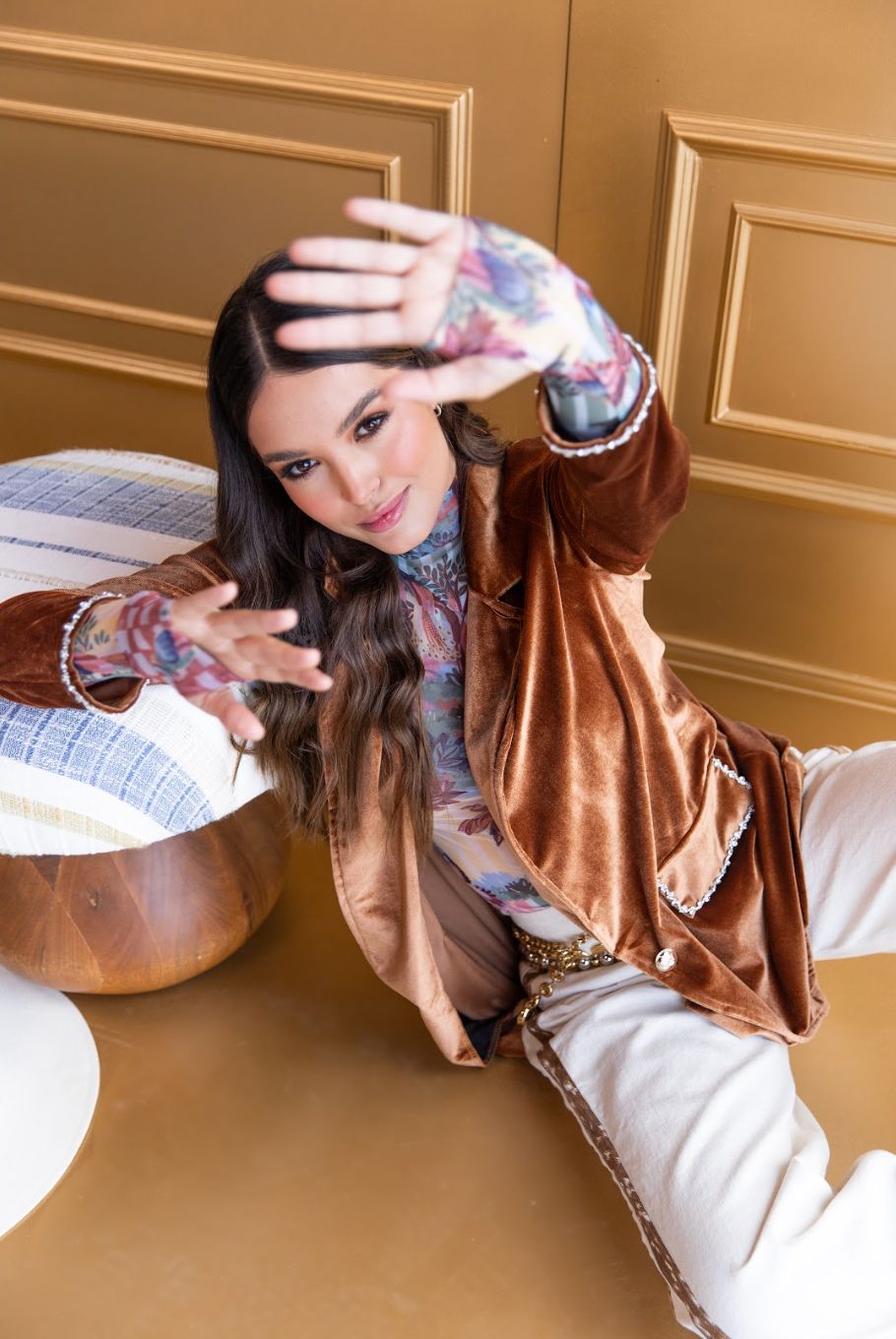 Blazer Velvet Dream Ginger