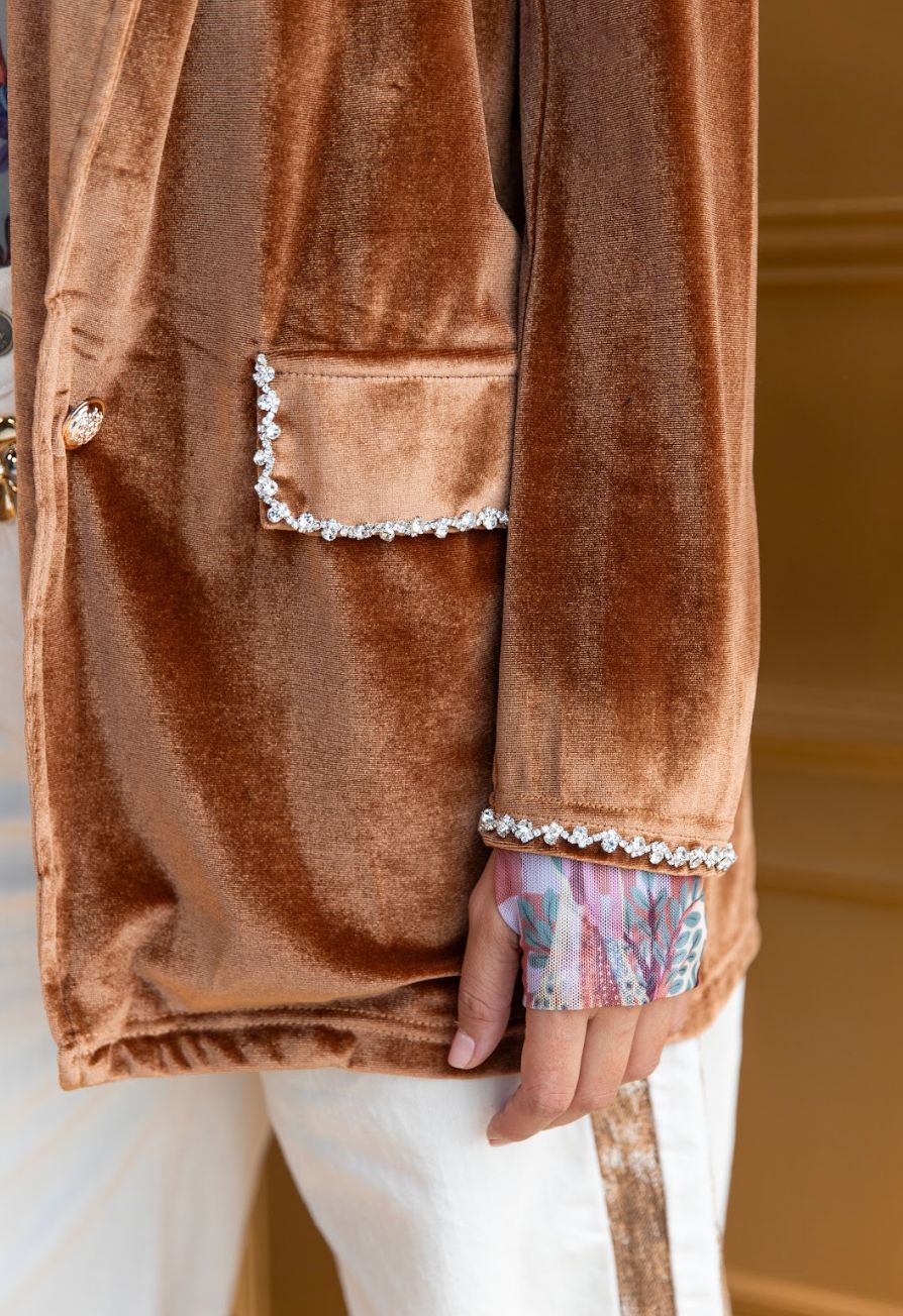 Blazer Velvet Dream Ginger