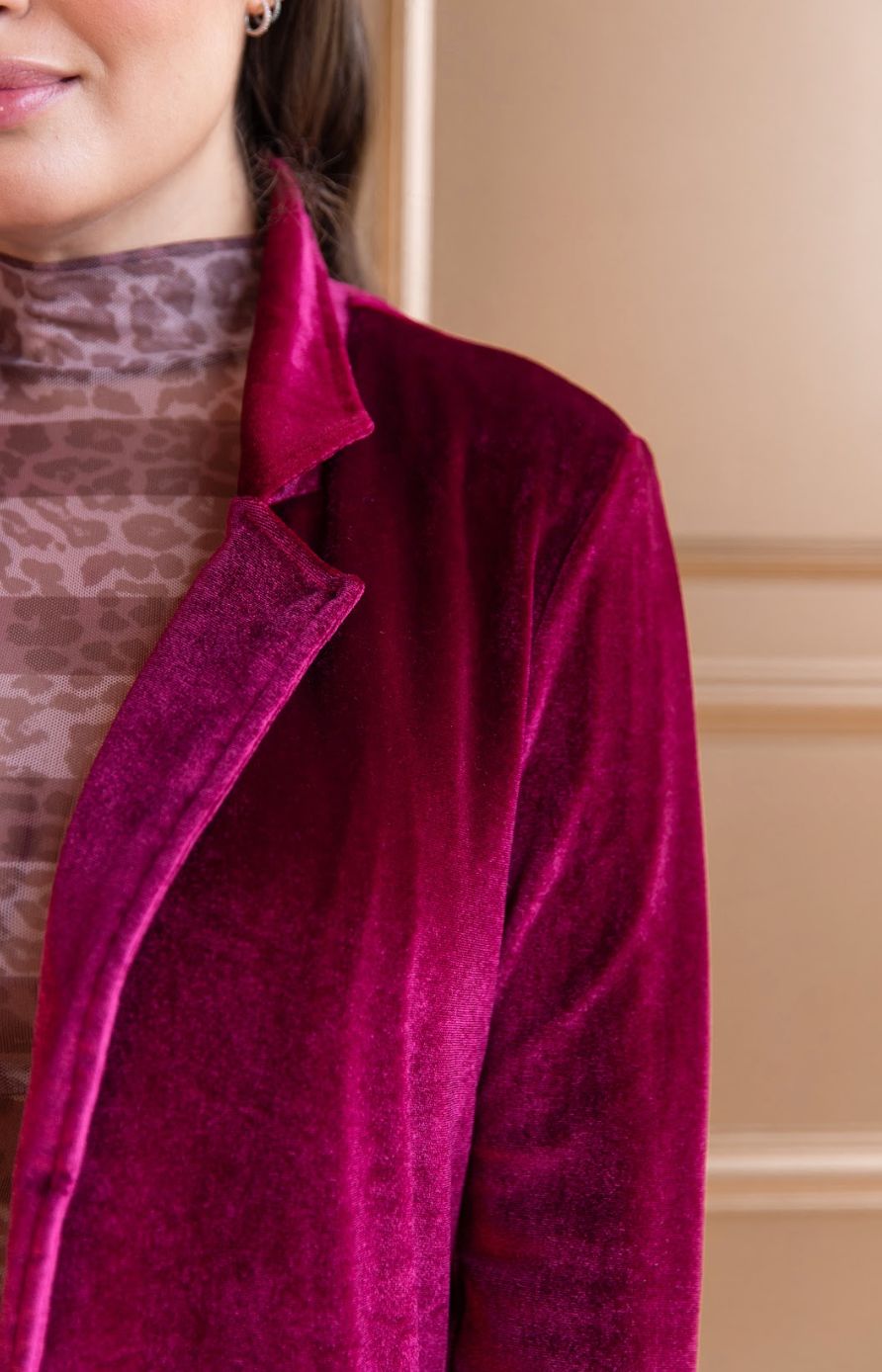 Blazer Velver Dream Red