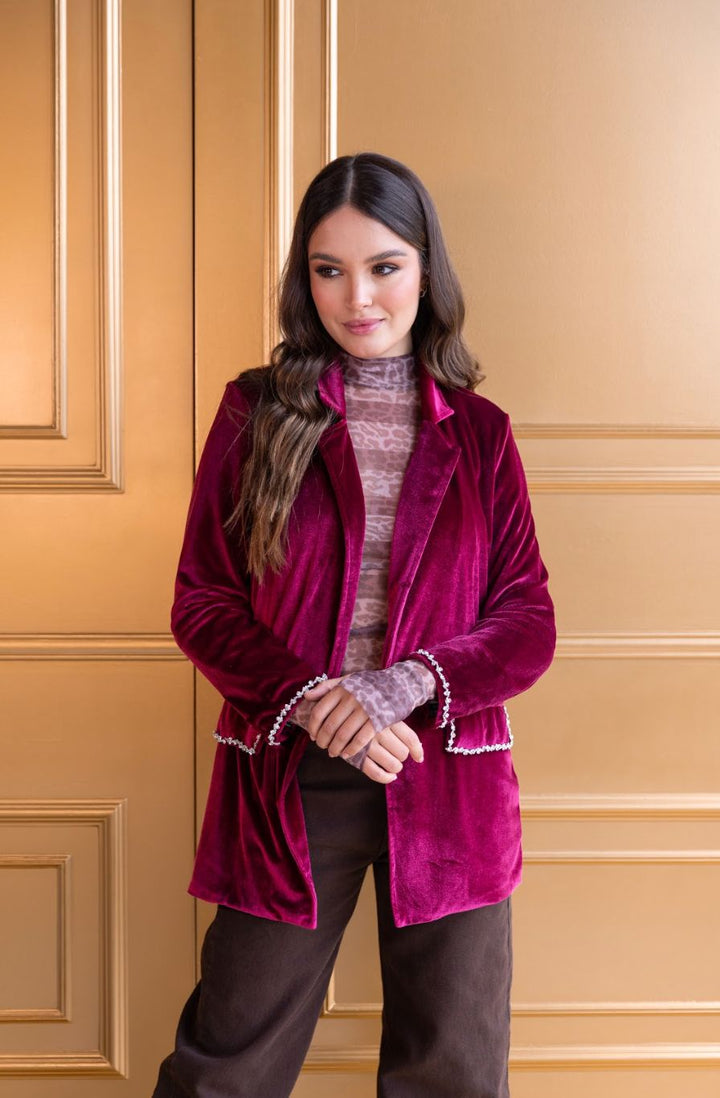 Blazer Velver Dream Red
