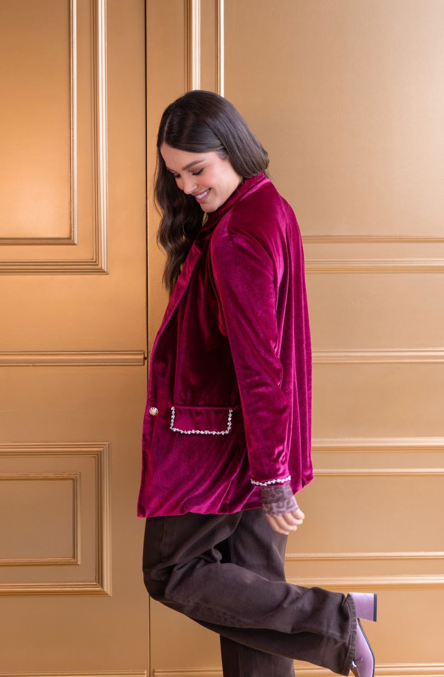 Blazer Velver Dream Red