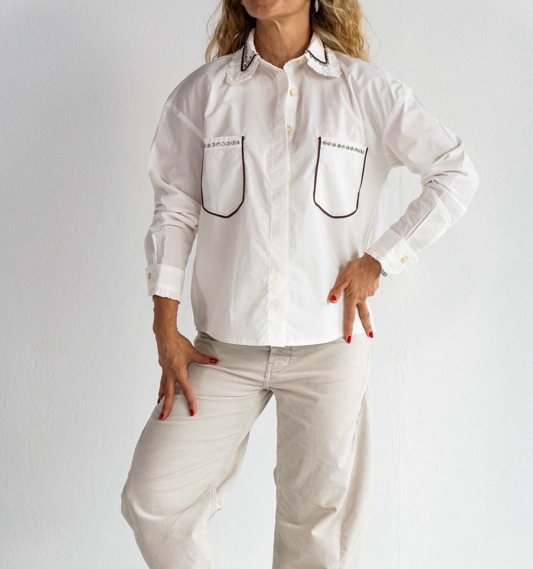 Camisa Princess Ivory