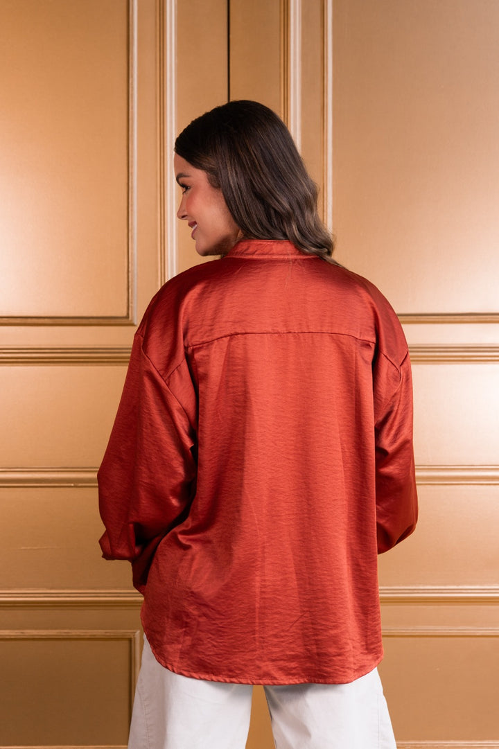 Camisa Eugenia Terracota