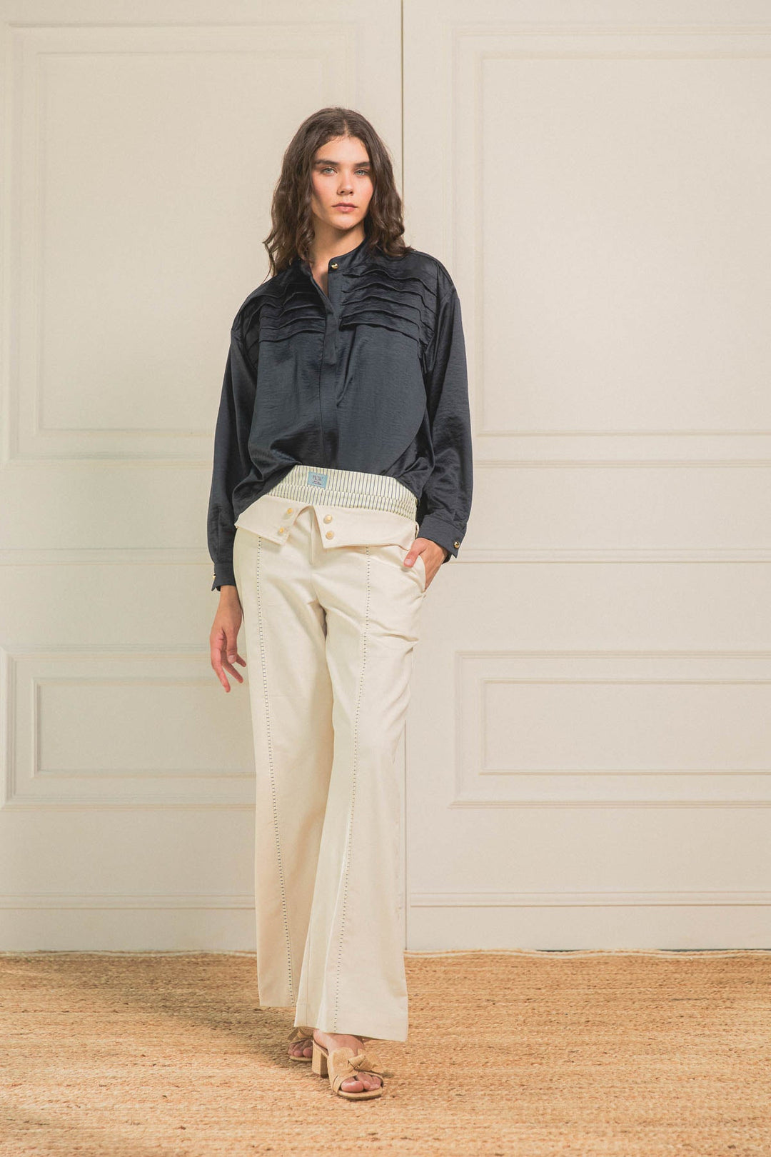 Camisa Eugenia Zafiro - Flow