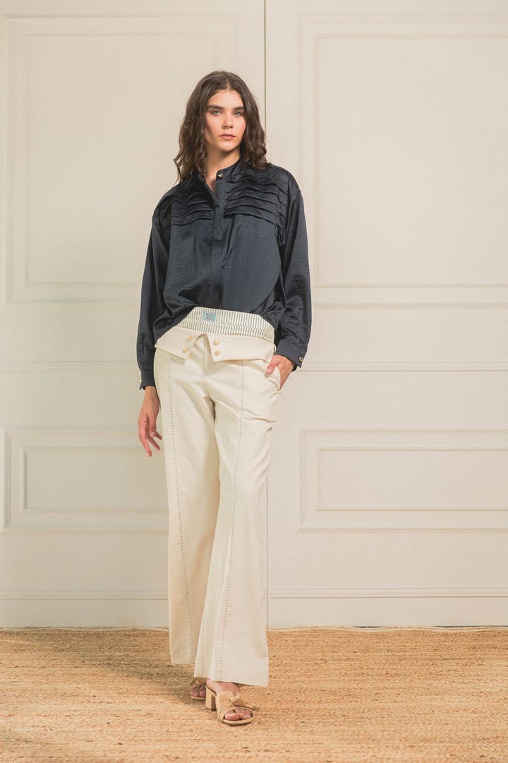 Camisa Eugenia Zafiro - Flow