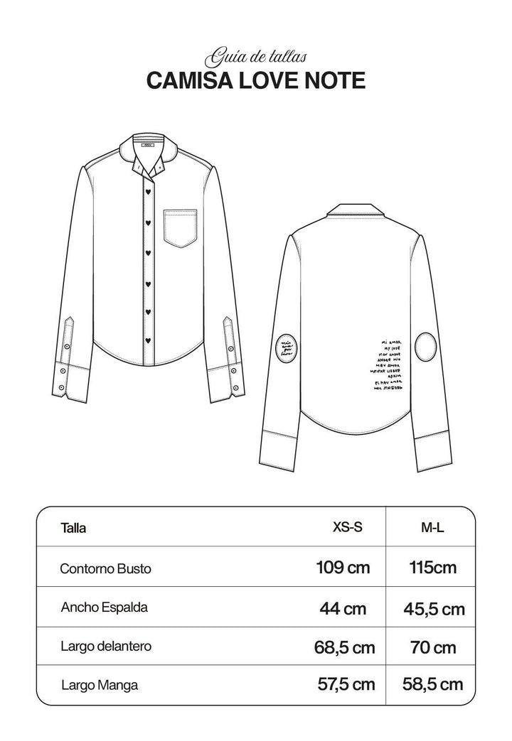 Camisa Love Note